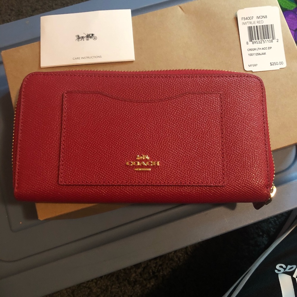 Coach Red wallet